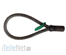 Seilschlaufe mit Gewinde 4000kg M30 Drahtseil Schlaufe...