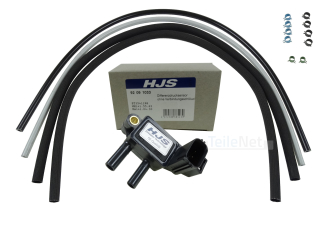 HJS Differenzdrucksensor 92091033 + Druckleitung Abgasdruck Sensor Leitung