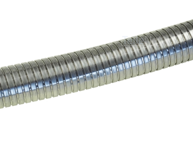 Edelstahl-Metallschlauch gewelltes Einfädelrohr Drahtgehäuse Drahtschutzrohr-38mm * 1m.