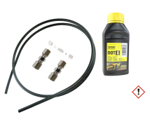 2x Bremsleitungsverbinder 4,75mm + Bremsleitung 1 m + 250...