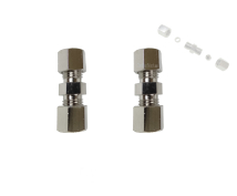 2x Bremsleitungsverbinder 4,75mm + Bremsleitung 1 m + 250 ml Bremsflüssigkeit