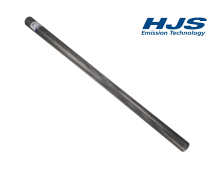 1x HJS 91511006 Universal Edelstahl Rohr gelocht 57 mm Rundrohr perforiert