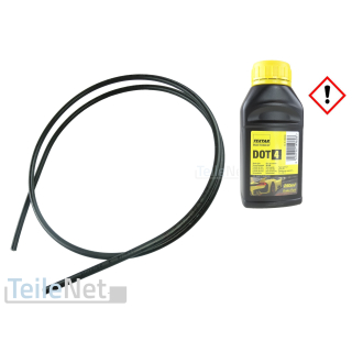 1m Bremsleitung Bremsrohr + 250ml Bremsflüssigkeit DOT 4