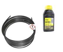 5m Bremsleitung Bremsrohr + 250ml Bremsflüssigkeit...
