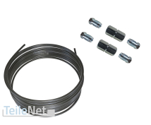 2x Bremsleitungsverbinder 4x Überwurfschraube 6 mm Bördel E + 5 m Bremsleitung