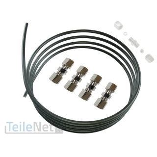 Bremsleitungsverbinder 8 mm Schnellverbinder 4 Stück + Bremsleitung 2m