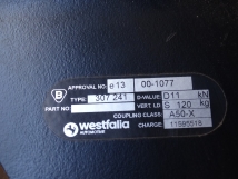 Anhängerkupplung starr Westfalia 307241600001 für Ford Mondeo III (B5YB4Y)