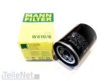 1x MANN Filter W610/6 Ölfilter Anschraubfilter...
