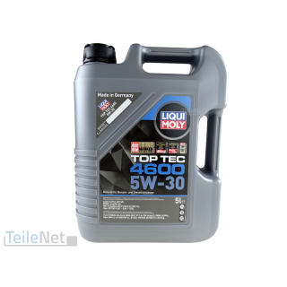 LIQUI MOLY 3756 1x 5 L 5W-30 Motoröl Top Tec 4600