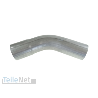 Universal Rohrbogen 76 mm 45° Abgasrohr Reparaturrohr Auspuff Rohr