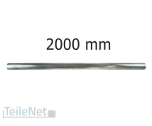 Universal Abgasrohr 42 mm gerade 2 Meter Reparaturrohr...
