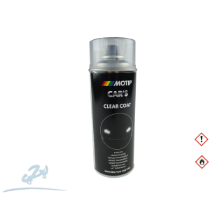 1x 400ml Klarlack glänzend Lackspray transparent Motip 385858