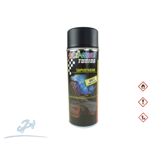 1x 400ml Hitzefest schwarz 800°C Supertherm Lackspray Dupli-Color 191794