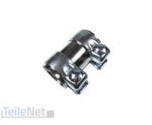 Rohrverbinder Auspuff Schelle Edelstahl Doppelschelle 70...