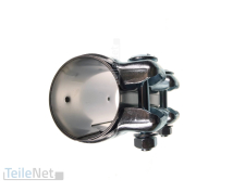 Rohrverbinder Auspuff Schelle Edelstahl Doppelschelle 70...