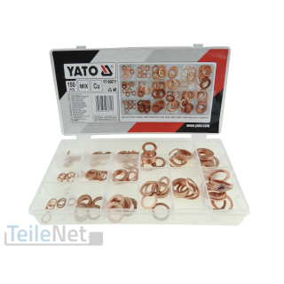 Kupfer Dichtringsatz 150-teilig Dichtring Ölablassschraube O-Ring Set