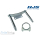 HJS Auspuffhalter Halter Universalhalter Abgasanlage Rohr Schelle für 70 mm