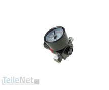 Druckminderer 1/4" Druckluft Regler Druckregler...