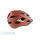 Fischer Fahrradhelm mit Rücklicht Urban Plus Miami S/M Kopfumfang 52-59cm Helm rot braun