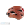 Fischer Fahrradhelm mit Rücklicht Urban Plus Miami L/XL Kopfumfang 58-61cm Helm rot braun