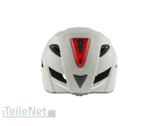 Fischer Fahrradhelm mit Rücklicht Urban Plus Dallas L/XL Kopfumfang 58-61cm Helm Beige