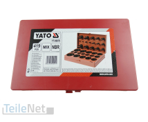 O-Ring Sortiment 419-teilig Dichtring Gummiring 3-50 mm...
