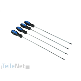 Schraubendreher extra lang 450mm Torx Schraubendrehersatz 4-teilig T15 - T30