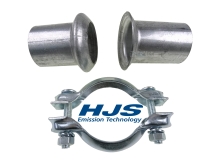 HJS 91221521 Flansch Auspuff Rohr Reparatur Abgasrohr 45mm