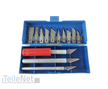 Präzisionsmesser Set 16-teilig Skalpellmesser Bastelmesser Messer Set Modellbau