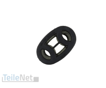 1x HJS Gummilager Gummielement Auspuffgummi 83141661...