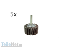 5x Lamellenschleifer K 120 Schleiffächer Ø 40...
