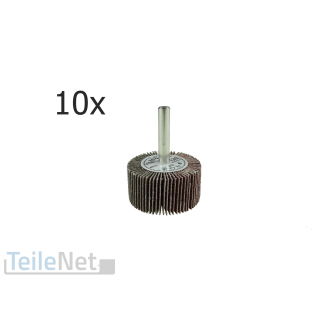 10x Lamellenschleifer K 120 Schleiffächer Ø 40 mm Fächerschleifer Schleifmop