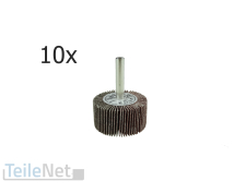 10x Lamellenschleifer K 120 Schleiffächer Ø...