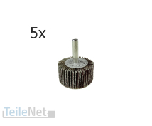 5x Lamellenschleifer K 40 Schleiffächer Ø 40...