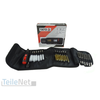 Reinigungsbürsten Satz Rundbürsten Messing Edelstahl Nylon für Gewinde etc.