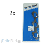 2x Abgaskrümmerdichtung Krümmerdichtung...