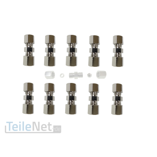 10x Schnell-Verbinder Bremsleitung 4.75 mm 3/16 ohne Bördelgerät