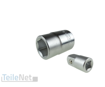 Stecknuss 21mm Nuss Steckschlüssel + Adapter...