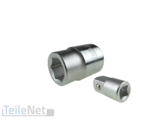 Stecknuss 22mm Nuss Steckschlüssel + Adapter...
