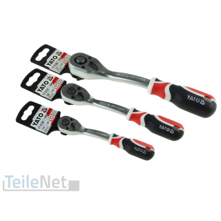 Umschaltknarre 1/4" 3/8" 1/2" Ratsche Fein verzahnt Knarre Ratschenschlüssel