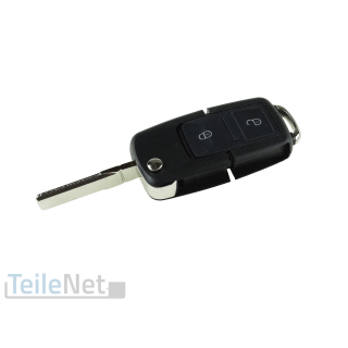 Schlüsselgehäuse + Schlüsselrohling 2 Tasten für VW Golf 4 Passat B7 Polo 9N