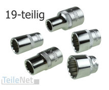 Stecknuss 8-32mm Nuss Kurz Steckschlüsseleinsatz...
