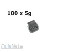 100x 5g Schlaggewichte Auswuchtgewichte Stahlfelge...