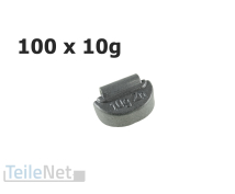 100x 10g Schlaggewichte Auswuchtgewichte Stahlfelge...