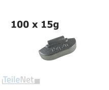 100x 15g Schlaggewichte Auswuchtgewichte Stahlfelge...