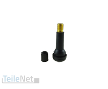 100x Gummiventil TR414 Reifenventile Autoventile Ventile EPDM Snap-In