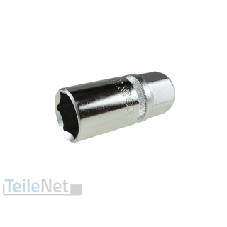 Zündkerzen Steckschlüssel 16 mm 3/8" mit Gummi Stecknuss Nuss Kerzenschlüssel
