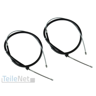 2x Handbremsseil Seilzug Feststellbremse für VW Polo Fox Seat Ibiza Skoda Fabia