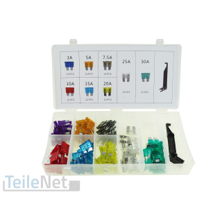 Standard Sicherung Stecksicherung Flachsicherung Sortiment ATO 3-30A 97-teilig