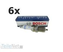 6x Bosch FR6DC Zündkerze 0242240593 für z.B. VW...